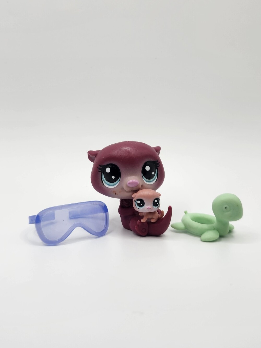 LPS Pet Pairs Otters Trixie #1-138 & Timber #1-139 With Accessories Authentic